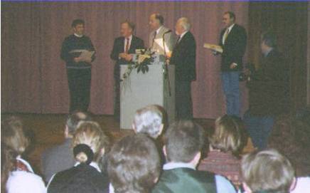 Verleihung des Kulturpreises 1994/95 im Bürgerhaus Göttingen-Bovenden am 13.11.1995 